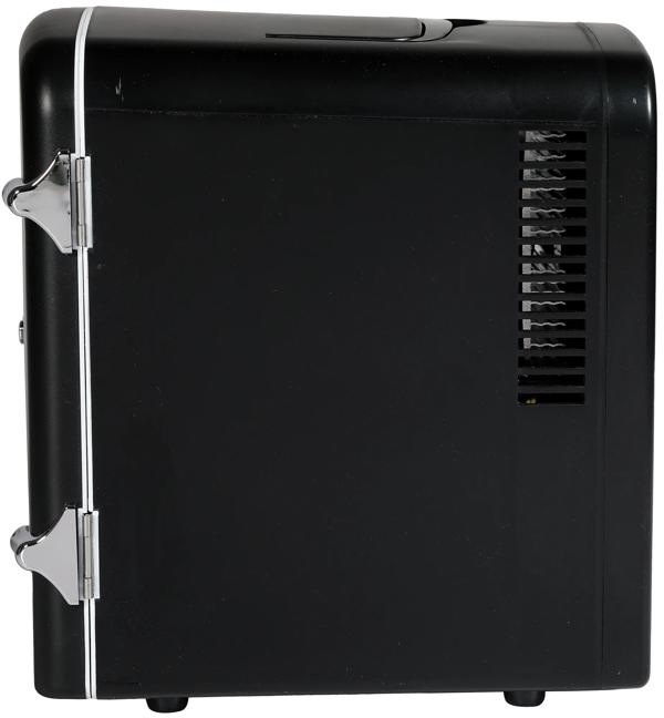 Frigidaire EFMIS567_AMZ, Retro Mini Drink Fridge. 18 Cans Or 4 Wine Bottles, Thermoelectric Drink Fridge- Stainless - View 6 | Fridge.com