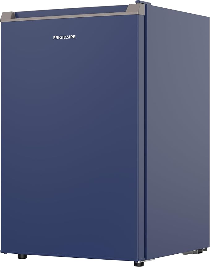 Frigidaire Mini Refrigerator, Compact Freezer Compartment, Adjustable Thermostat Control, Reversible Door, Contemporary Series, 4.5 cu ft, Blue - View 3 | Fridge.com