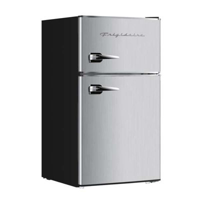 Frigidaire 3.1 Cu. Ft. Compact Refrigerator, 2-Door Mini Fridge in Platinum | Fridge.com