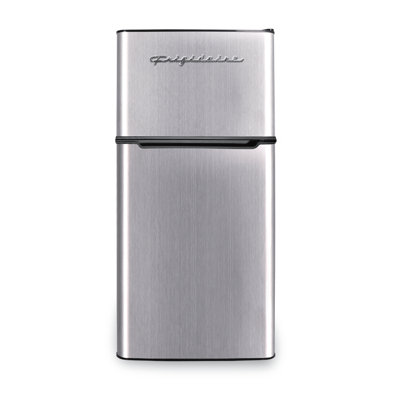 Frigidaire 4.5 Cu. ft. 2-Door Compact Refrigerator, Mini Fridge with Freezer, Stainless Steel | Fridge.com