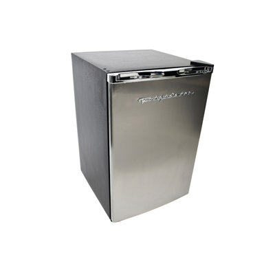 Frigidaire 4.6 Cu Ft Compact Fridge Chrome- Platinum Design - View 1 | Fridge.com