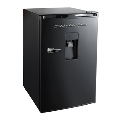 Frigidaire Retro 4.5-Cu. Ft. Compact Fridge With Built-In Water Dispenser, Black | Fridge.com