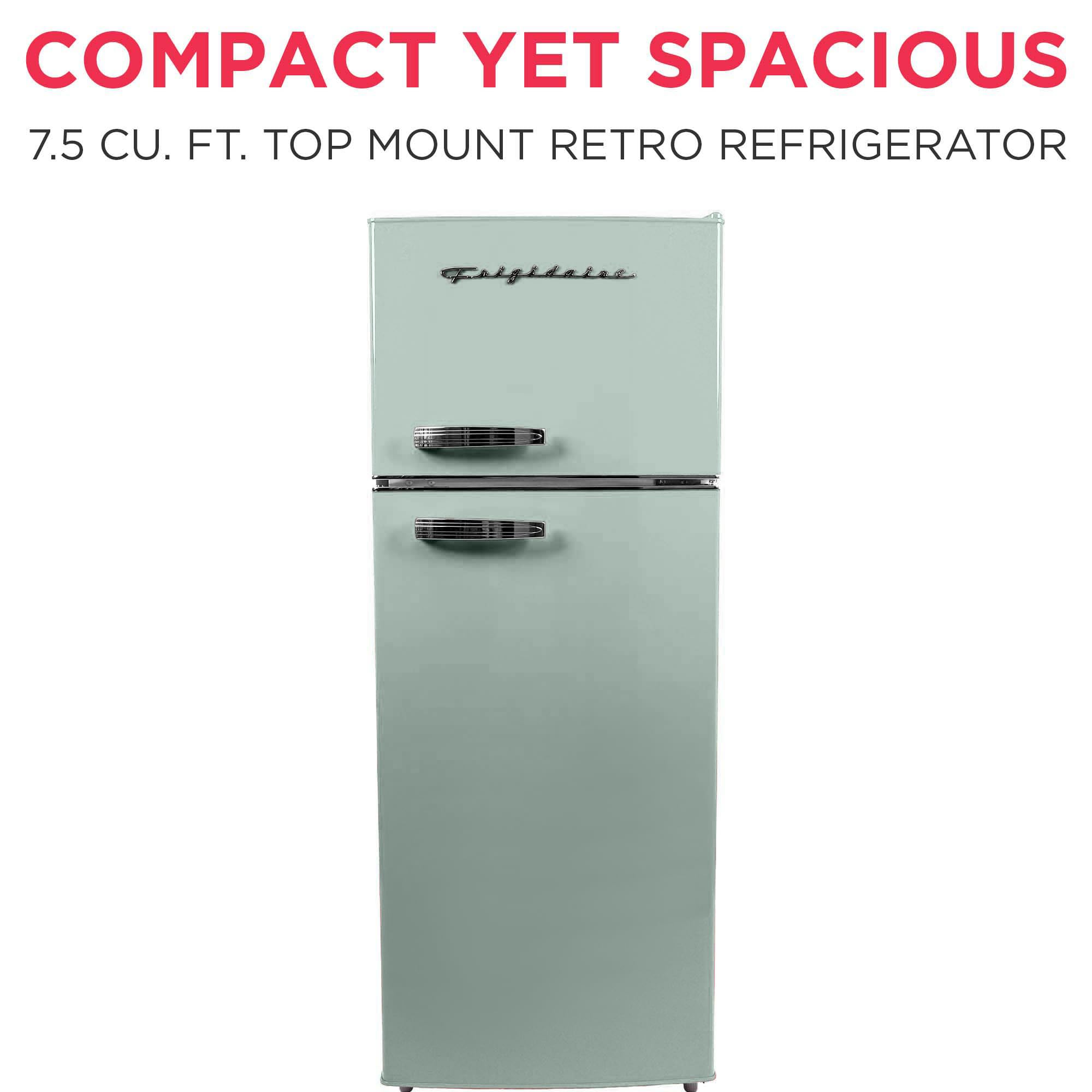 Frigidaire 7.5 Cu. Ft. Retro Fridge Freezer Combo, Apartment Size Top Freezer Refrigerator - View 3 | Fridge.com