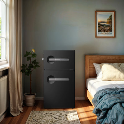 Frigidaire 3.1 Cu. Ft. 2 Door Retro Compact Refrigerator with Freezer, Built-in Side Bottle Opener | Fridge.com