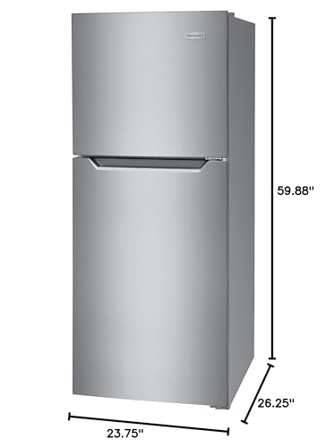 Frigidaire, Frost Free Top Mount 2 Door Apartment Size Refrigerator With Freezer, 10 cu ft - View 2 | Fridge.com