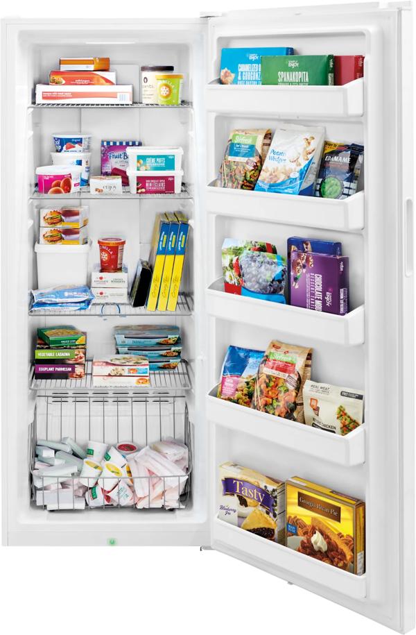 Frigidaire FFFU13F2VW 13.0 cuft Upright Freezer - View 4 | Fridge.com