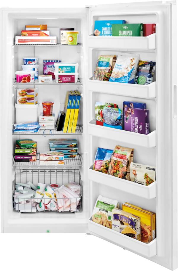 Frigidaire 16 Cubic Feet Cu. Ft. Frost-Free Upright Freezer With Adjustable Temperature Controls - View 4 | Fridge.com
