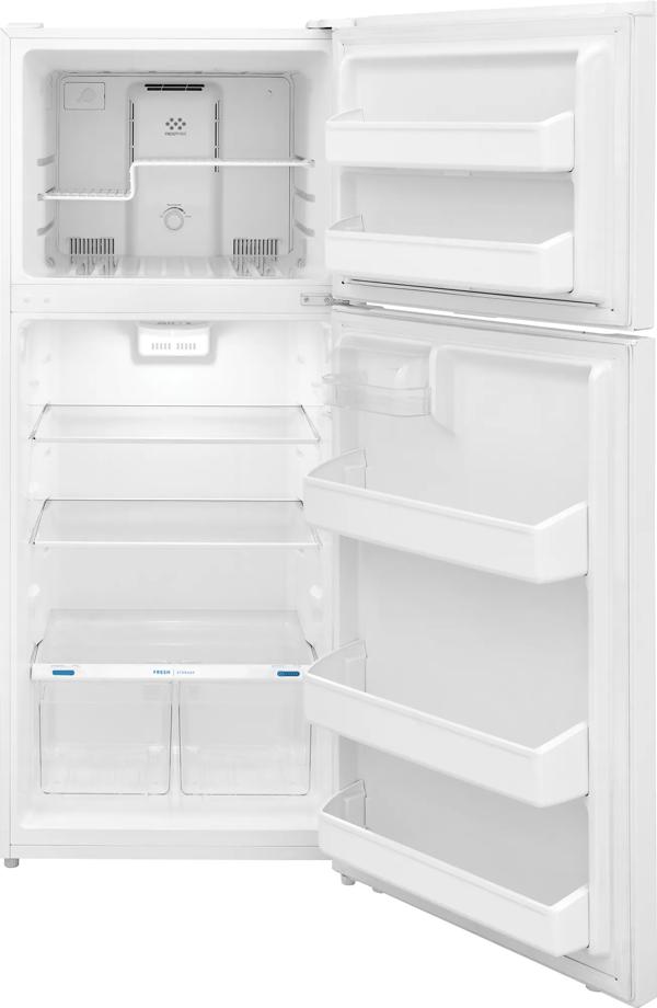 Frigidaire - 30 in. Wide 17.6 cu. ft. Top Freezer Refrigerator - White - View 5 | Fridge.com
