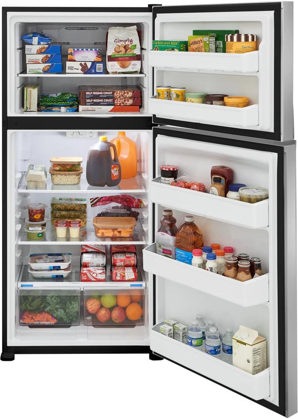 Frigidaire Ffht2022as 20.0 Cuft Top Freezer Refrigerator - View 4 | Fridge.com