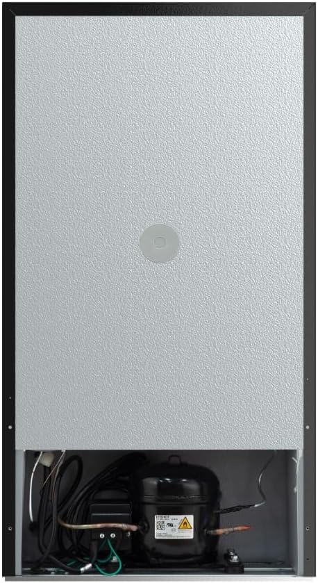 Frigidaire 3.2 cu ft Double Door Top Freezer Refrigerator, Stainless - View 6 | Fridge.com