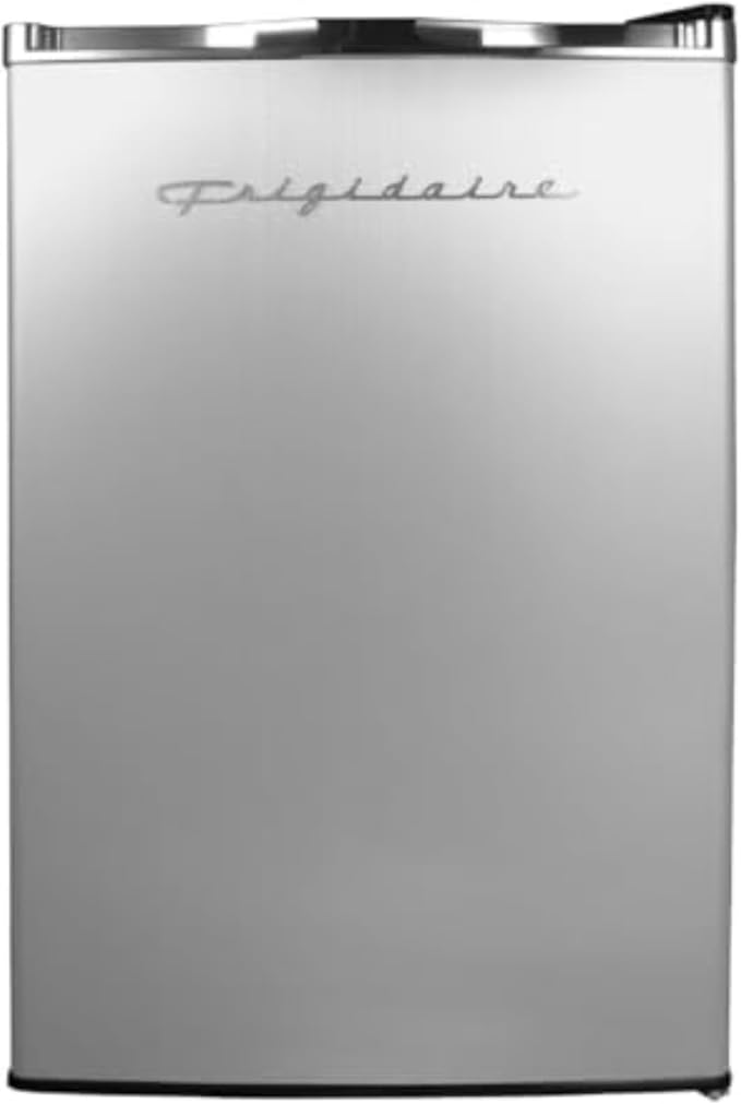 Frigidaire Compact Fridge, 4.5 Cubic Feet, Stainless Steel | Fridge.com