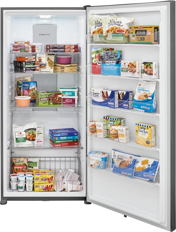 Frigidaire Ffue2024an 20.0 Cuft Upright Freezer - Carbon - View 4 | Fridge.com