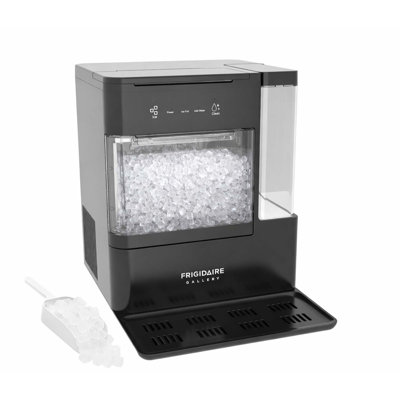 Frigidaire Gallery 38 lbs. Portable Countertop Nugget Ice Maker, Removable Water Tank, Electronic Controls, Black | Fridge.com