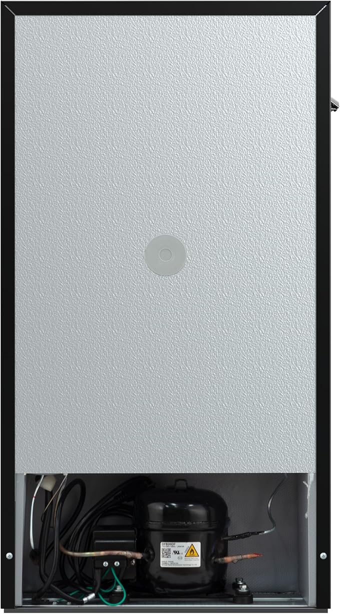 Frigidaire, 3.1 cu. ft. 2 Door Retro Series Compact Refrigerator, Built-In Side Bottle Opener, Onyx - View 4 | Fridge.com