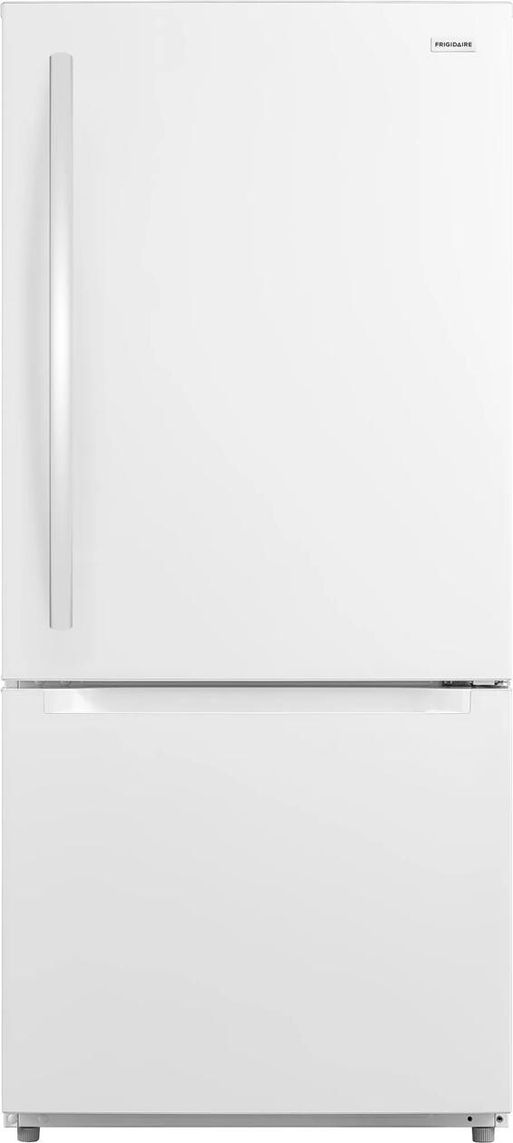 Frigidaire 30 Inch Bottom Freezer Refrigerator FRBE1925AW | Fridge.com