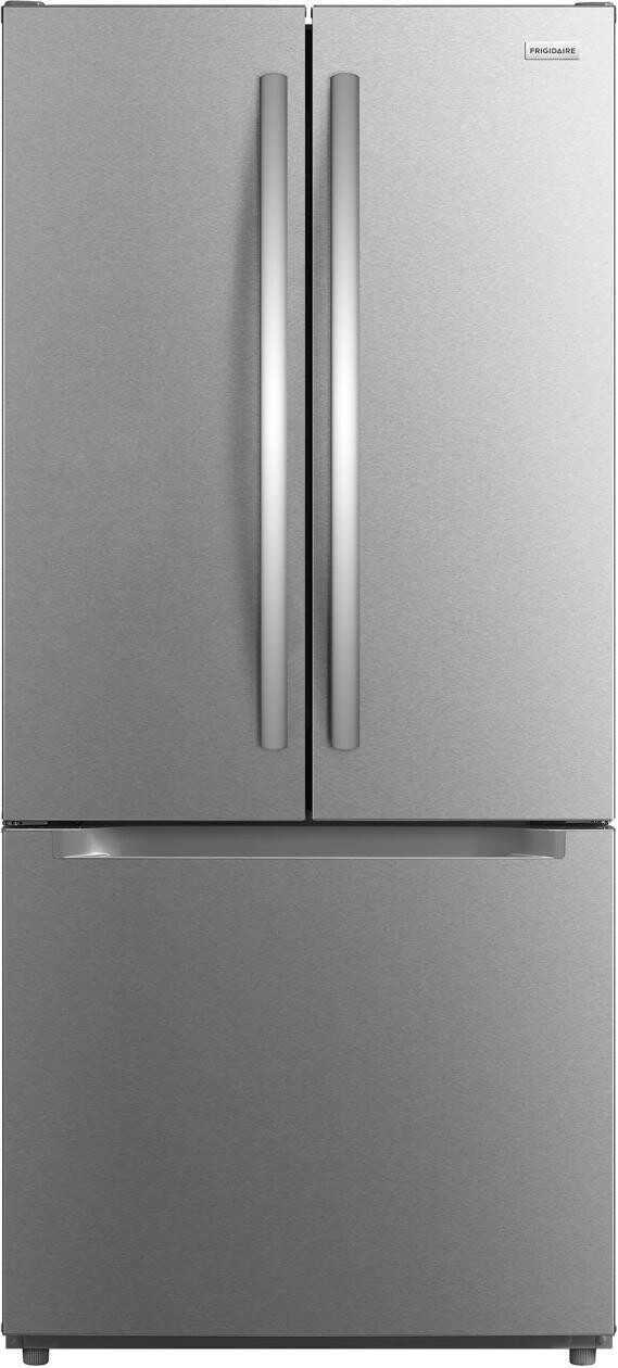 Frigidaire - 30 in. Wide 19 Cu. Ft. Standard-Depth Garage Ready French Door Refrigerator - Stainless Steel — FIN-0019089 | Fridge.com