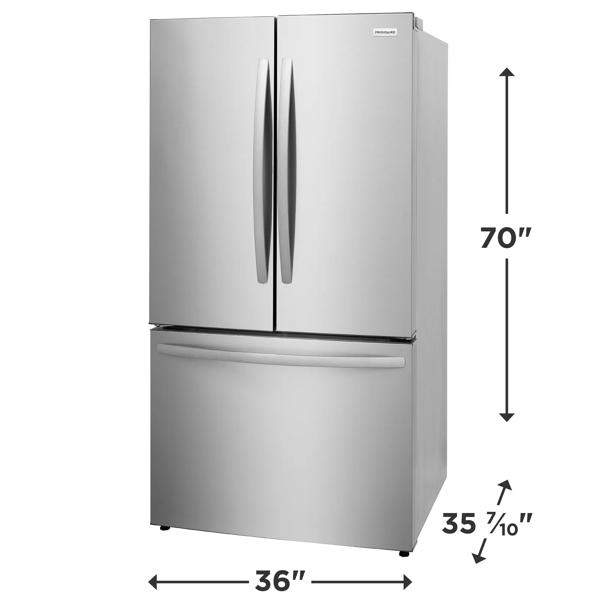 Frigidaire FRFN2813AF 29 cu ft Sd French Door Refrigerator - View 2 | Fridge.com
