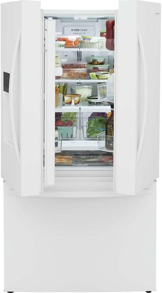 Frigidaire FRFS2823A 36 Inch Wide 27.8 Cu. Ft. French Door Refrigerator with External Ice and Water Dispenser - White | Fridge.com