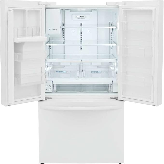 Frigidaire FRFS2823A 36 Inch Wide 27.8 Cu. Ft. French Door Refrigerator with External Ice and Water Dispenser - White | Fridge.com