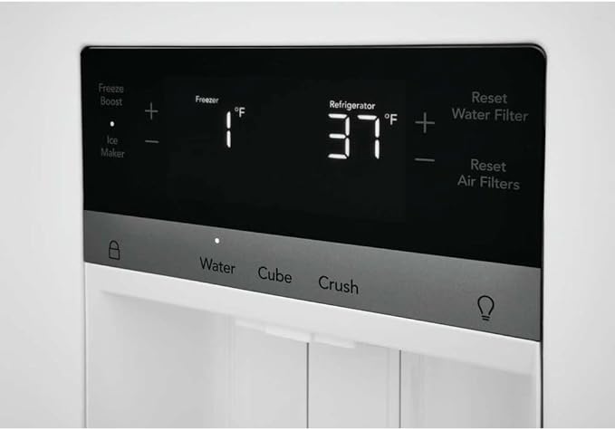 Frigidaire FRFS2823A 36 Inch Wide 27.8 cu. ft. French Door Refrigerator With External Ice And Water Dispenser - White - View 5 | Fridge.com
