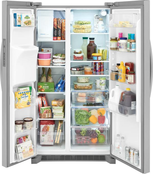 Frigidaire 36" Counter Depth Side By Side 22.3 Cu. Ft. Refrigerator - View 3 | Fridge.com