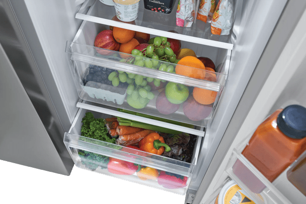 Frigidaire Frsg2115av 21.4 Cuft Sbs Fridge - B. Steel - View 6 | Fridge.com
