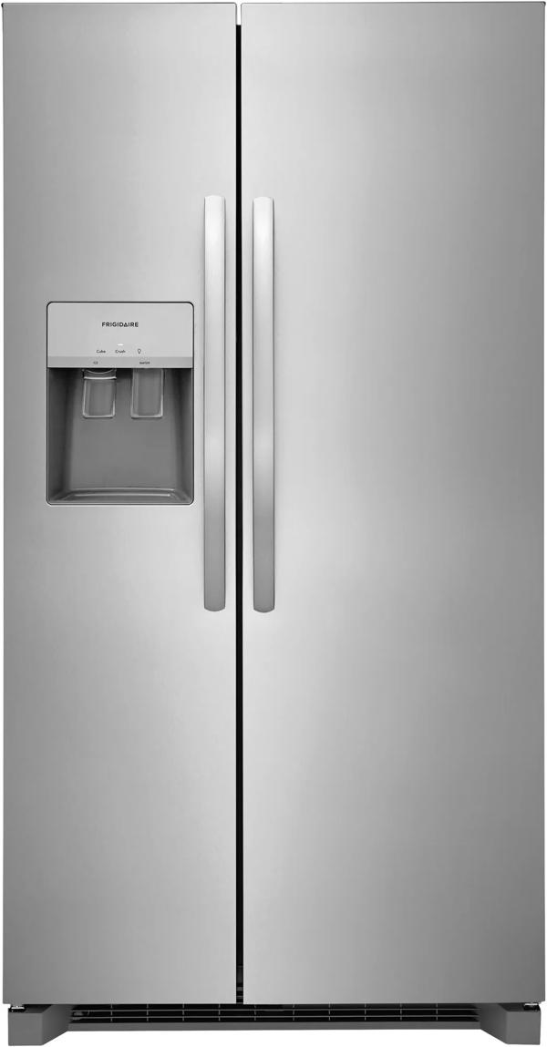 Frigidaire FRSS2623AS 25.6 CuFt Side-By-Side Refrigerator | Fridge.com