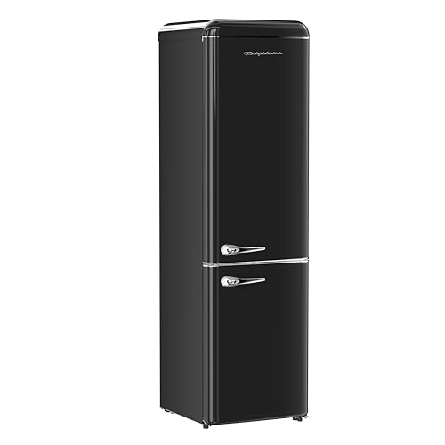 Frigidaire Retro 9.2 Cubic Foot Fridge with Bottom Mount Freezer, 9.2 cu. ft, Black | Fridge.com