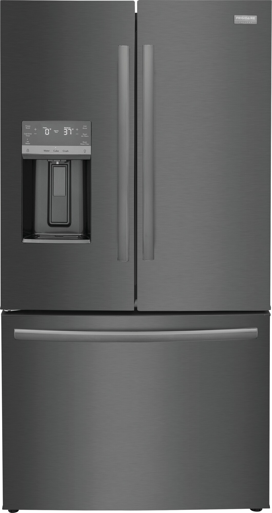 Frigidaire Gallery 36" 22.6 Cubic Feet Energy Star Smudge-Resistant French Door Refrigerator with Water and Ice Dispenser | Fridge.com