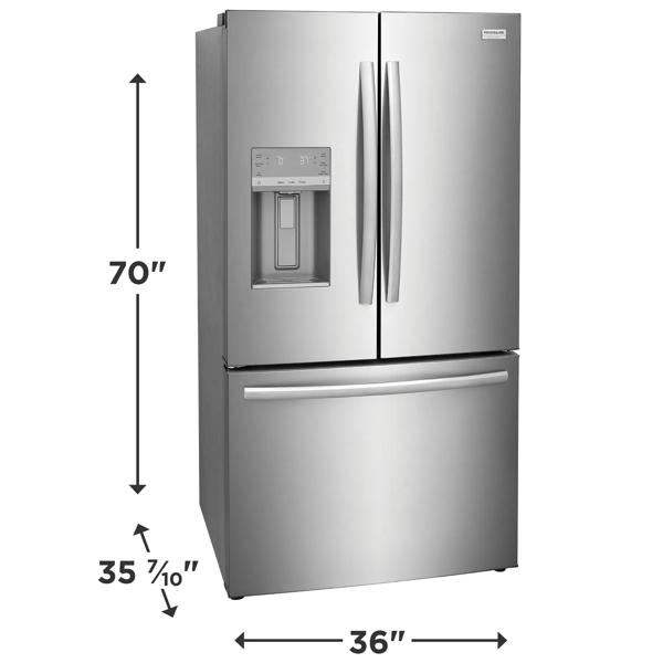Frigidaire Gallery GRFS287DAF 28 cu. ft. French Door Refrigerator - View 2 | Fridge.com