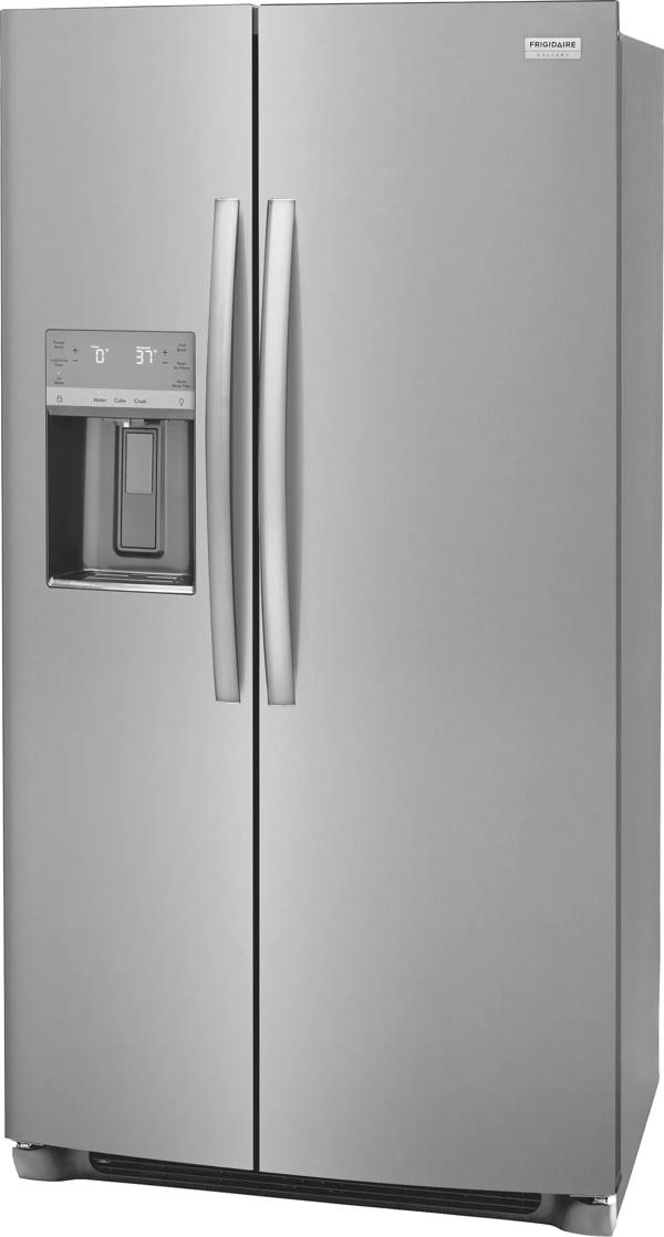 Frigidaire Gallery 36" 22.3 Cubic Feet Energy Star Smudge-Resistant Side By Side Refrigerator With External Water And Ice Dispenser - View 2 | Fridge.com