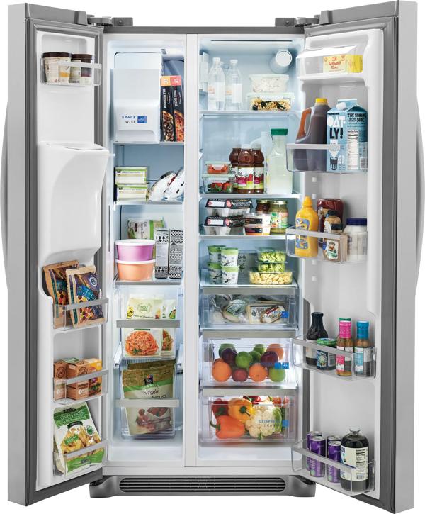 Frigidaire Gallery Grss2352af 22 Cuft Side By Side Refrigerator - View 2 | Fridge.com