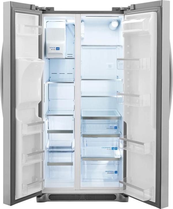 Frigidaire Gallery Grss2352af 22 Cuft Side By Side Refrigerator - View 3 | Fridge.com