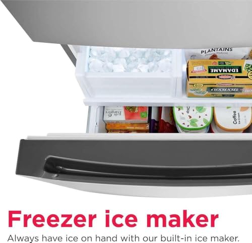 Frigidaire Gallery 30 in. 20.3 cu. ft. Bottom Freezer Refrigerator In Smudge Proof Stainless Steel GRBN2012AF - View 3 | Fridge.com