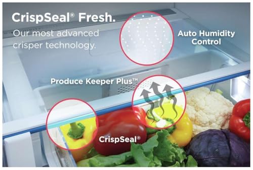 Frigidaire Gallery 30 in. 20.3 cu. ft. Bottom Freezer Refrigerator In Smudge Proof Stainless Steel GRBN2012AF - View 6 | Fridge.com