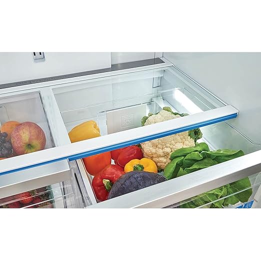 Frigidaire Gallery 22.6 cu. ft. French Door Refrigerator In Black Stainless Steel, Counter Depth GRFC2353AD - View 6 | Fridge.com