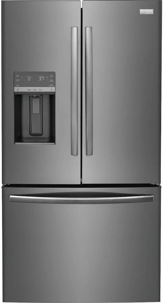 Frigidaire Gallery 27.8 cu. ft. French Door Refrigerator In Black Stainless Steel GRFS2853AD - View 2 | Fridge.com