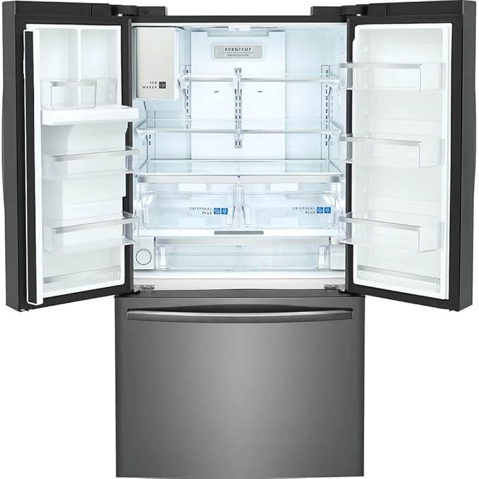 Frigidaire Gallery 27.8 cu. ft. French Door Refrigerator In Black Stainless Steel GRFS2853AD - View 6 | Fridge.com