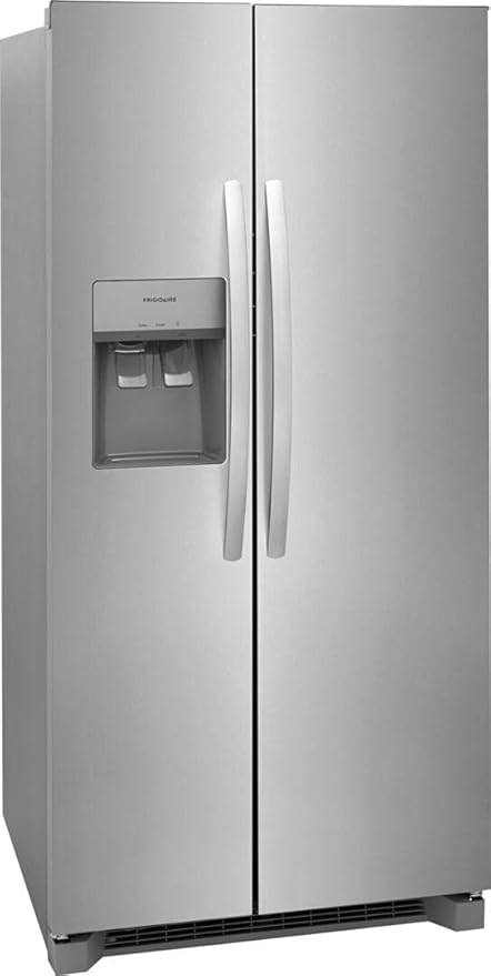 Gallery 22.3 cu. ft. 33 in. Standard Depth Side By Side Refrigerator In Smudge-Proof Stainless Steel - View 2 | Fridge.com