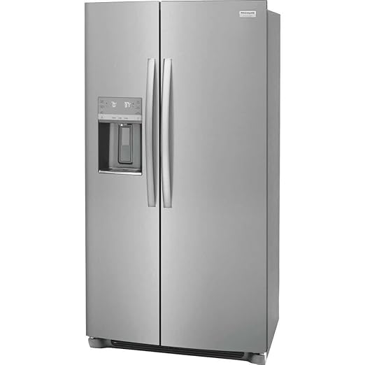 Gallery 36 in. 25.6 cu. ft. Standard Depth Side By Side Refrigerator In Black Stainless Steel - View 6 | Fridge.com
