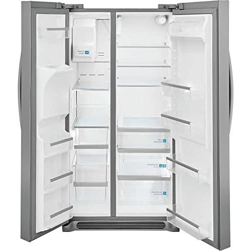 Gallery 25.6 cu. ft. 36" Standard Depth Side By Side Refrigerator In Smudge-Proof Stainless Steel - View 4 | Fridge.com