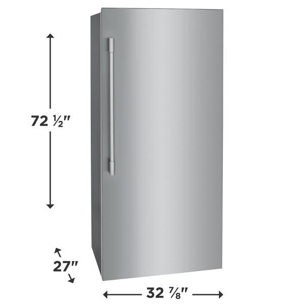 Frigidaire Professional PRDA1922AF 18.6 cu ft Single-Door Refrigerator - View 2 | Fridge.com