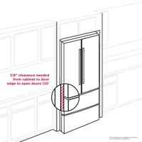 Frigidaire Professional 21.4 cu. ft. Counter-Depth 4-Door French Door Refrigerator - View 2 | Fridge.com