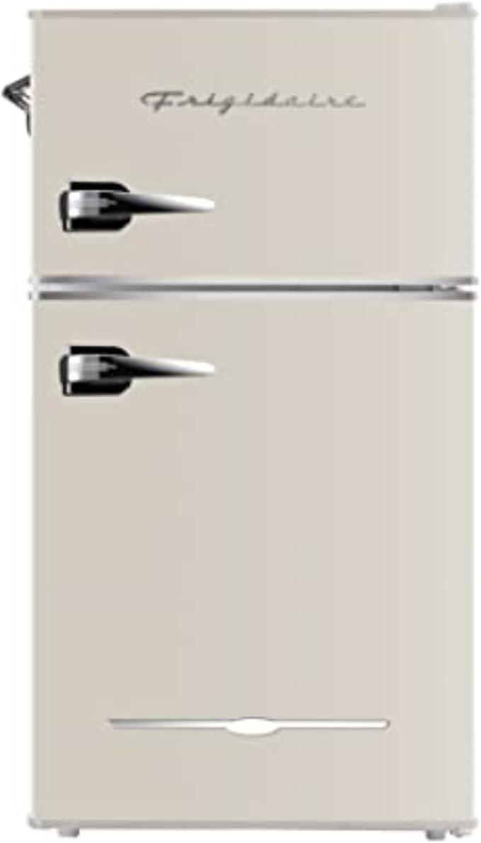 Frigidaire Efr840-Cream Efr840 Retro Mini Fridge With Freezer & Side Bottle Opener-Small 2 Door Refrigerator For Office Bar Or College Dorm Room-3.1 Cu Ft (Cream) | Fridge.com