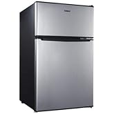 Galanz 3.1 Cu Ft Compact Refrigerator Double Door, Black - View 2 | Fridge.com