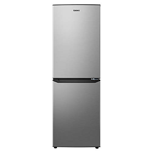 Galanz GLR74BS1E04 Retro Refrigerator with Bottom Mount Adjustable Mechanical Thermostat with Freezer, Versatile Door Storage, 7.4 Cu.Ft, Stainless Steel | Fridge.com