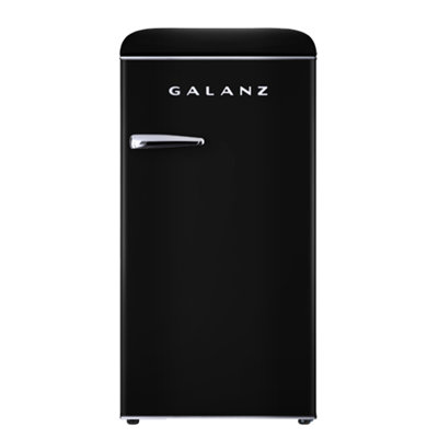 Galanz Retro 3.3 cf ft Compact Refrigerator - Black | Fridge.com