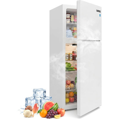 10.4 Cu. ft. Top Freezer Refrigerator, Adjustable Thermostat — Garveehome, model 02-L-070711-W1XKS