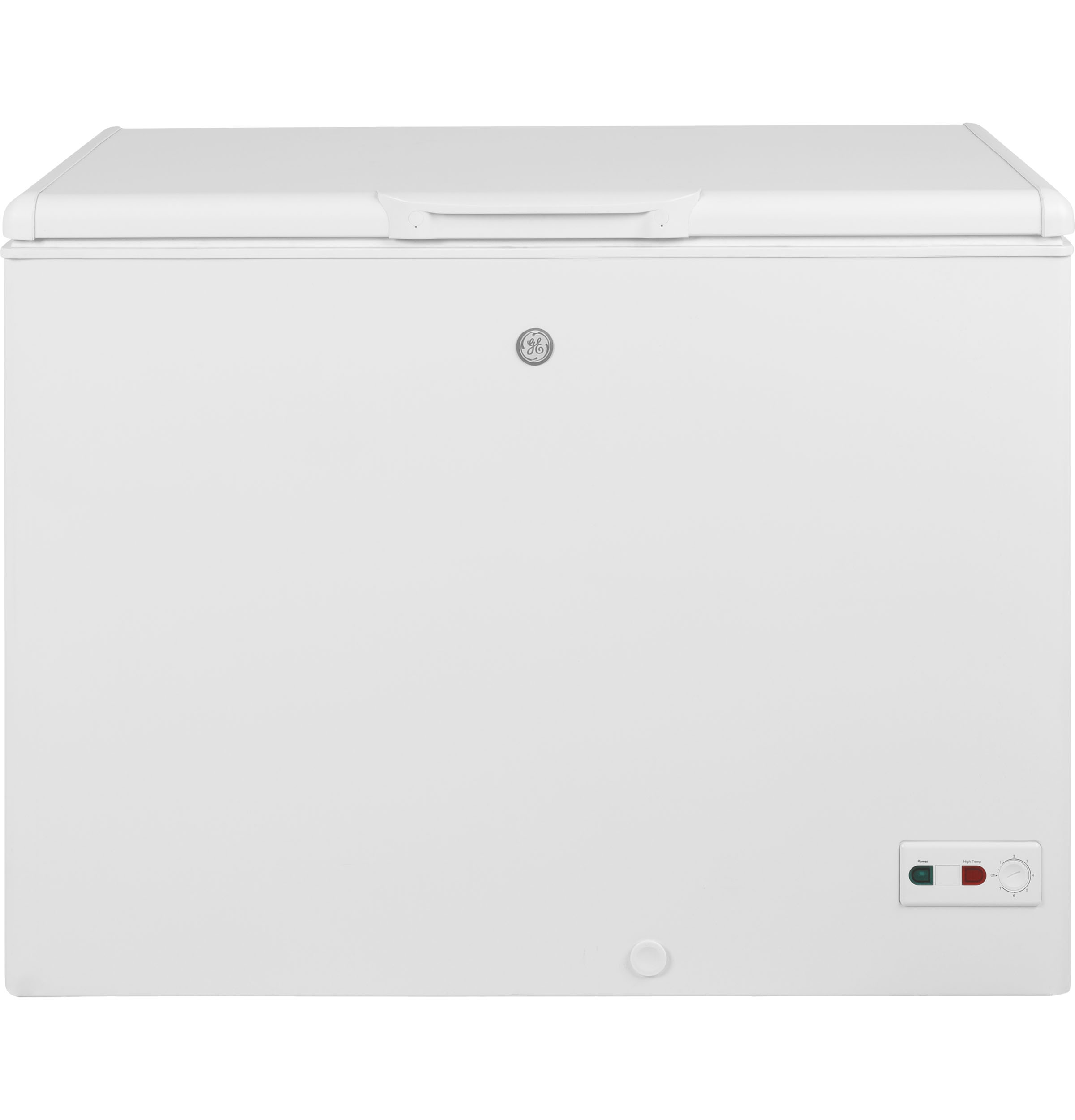 GE Appliances 10.7 Cubic Feet Cu. Ft. Garage Ready Chest Freezer With Adjustable Temperature Controls - View 2 | Fridge.com