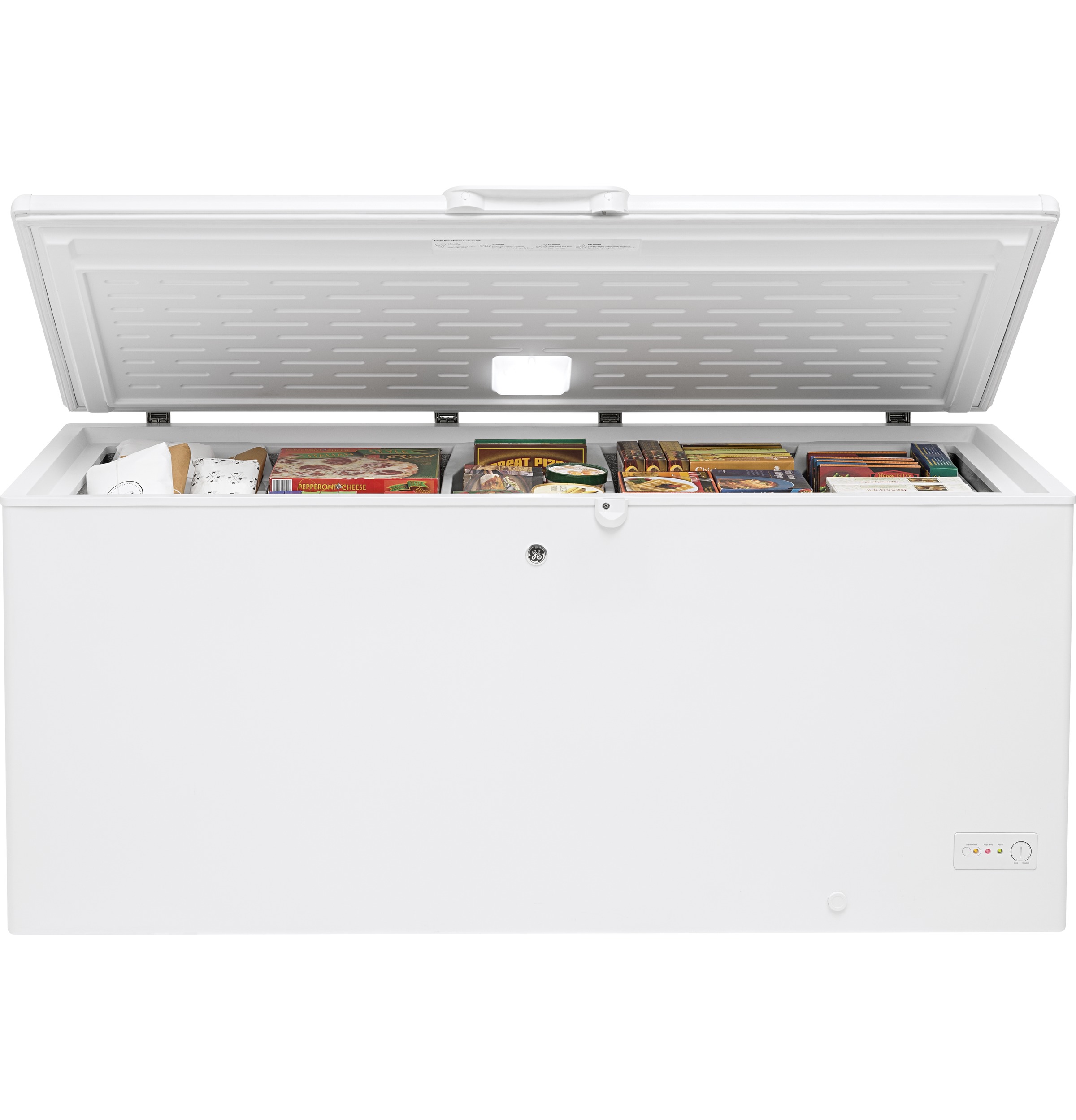 GE Garage Ready 21.7 cu. ft. Chest Freezer - View 3 | Fridge.com